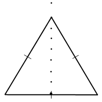 рисунок правильного треугольника
