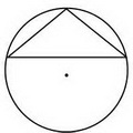 тупоугольный треугольник в окружности